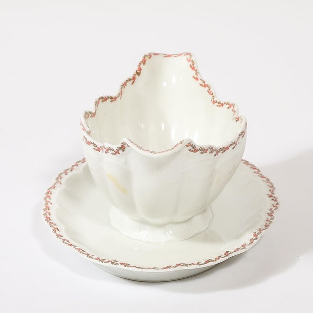 Antique Haviland for Limoges Porcelain Dinner Set for 24 Floral Spray Pattern For Sale - Image 9 of 18