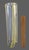 Vintage Attributed Murano Art Glass Striped Ribbon Motif Cylindrical Tube Vase For Sale - Image 6 of 8