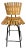 MCM Arthur Umanoff Style Swivel Barstool For Sale
