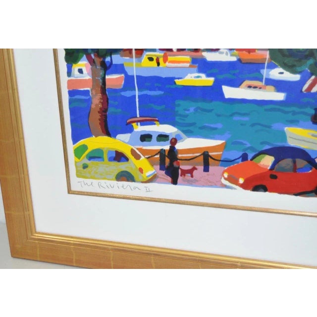 'The Riviera II' Framed Serigraph For Sale In San Francisco - Image 6 of 9