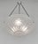 Hettier & Vincent Jean Gauthier (EJG) A French 1930-1935 art deco pendant light by Hettier & Vincent in nickel plated...
