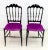 Mid-Century Modern Set of Mid-Century Italian Chiavari Dining Chairs by Giuseppe Descalzi, 1950s For Sale - Image 3 of 9