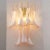 Large Petal Wall Light in Pink Murano Glass with White Decoration, Italy, 1990s For Sale - Image 10 of 12