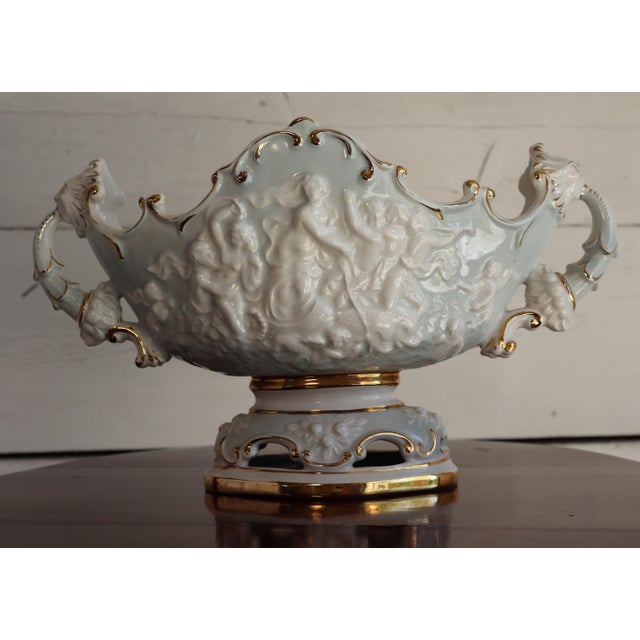 Ceramic Pieces in Capodimonte Ceramic, 1950s, Set of 5 For Sale - Image 4 of 18