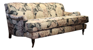 Vintage Three-Seater Sofa in Floral Velvet, 2010s