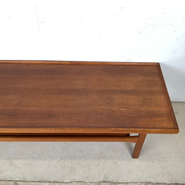 Scandinavian Two-Tier Teak Coffee Table For Sale In Philadelphia - Image 6 of 12