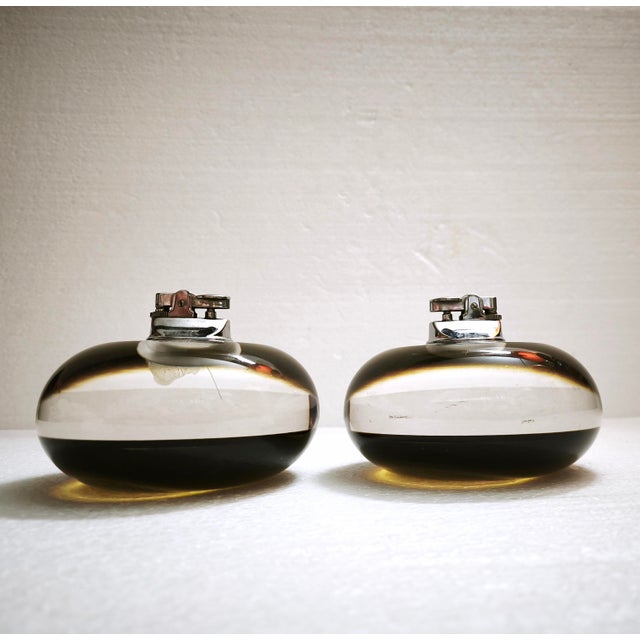 Space Age Gas Table Lighters by Ingo Knuth for Soldi & Scati, Italy, 1970s, Set of 2 For Sale - Image 4 of 18