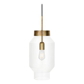 Clear Glass Fenomen Ceiling Lamp by Sabina Grubbeson for Konsthantverk For Sale