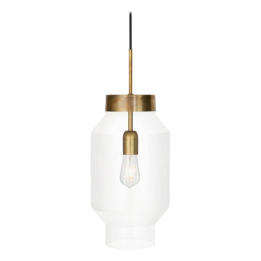 Clear Glass Fenomen Ceiling Lamp by Sabina Grubbeson for Konsthantverk For Sale