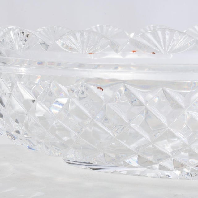 1980s Oval Waterford Bowl For Sale - Image 6 of 8