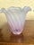 Fenton Art Glass Company Vintage Art Nouveau Style Frosted Pink Satin Glass Tulip Shades - Set of 4 For Sale - Image 4 of 6