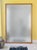 Large Heywood-Wakefield mirror from around 1960 in pristine condition. Made of finely grained light-colored "blond" solid...