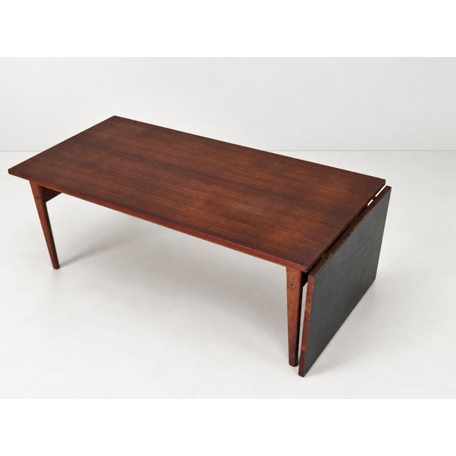Grete Jalk Danish Extendable Coffee Table in Teak by Grete Jalk for Poul Jeppesens Møbelfabrik, 1960s For Sale - Image 4 of 17