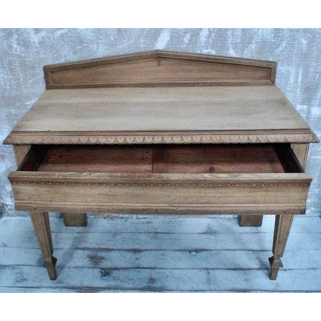 Late 19th Century Victorian English Oak Hall Table, 1890 For Sale - Image 5 of 10