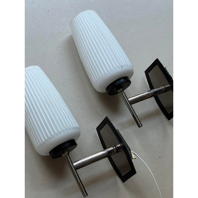 Mid-Century Modern Italian Wall Lights, 1970s, Set of 2 For Sale - Image 11 of 12