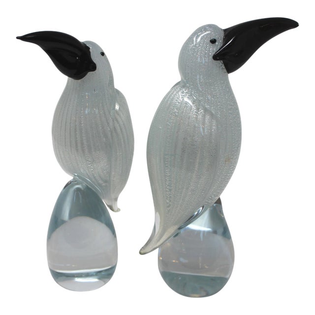 Murano Glass Toucans by Beltrami For Sale