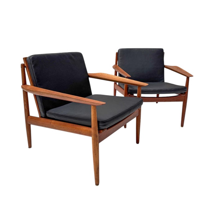 Set of Mid-Century Modern Lounge Chairs by Arne Vodder for Glostrup, 1950s For Sale - Image 9 of 9