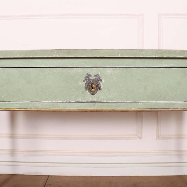 English Painted Oak Desk For Sale - Image 4 of 12