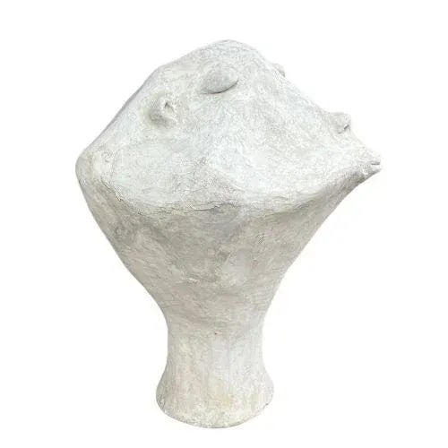 A sculpture that straddles the modern and primitive hemisphere of artistic expression,this one-of-kind sculpture by an...