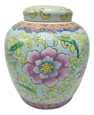 Vintage Chinoiserie Ginger Jar