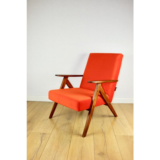 Vintage Orange Var B-310 Lounge Chair, 1970s For Sale - Image 10 of 12
