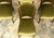Set of Six 1930s French Art Deco Maple Dining Chairs in Olive Green Velvet For Sale In New York - Image 6 of 18