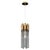 Glass Collection Urano Chandelier in Metal with Crystal and Glass by Jago For Sale - Image 7 of 7