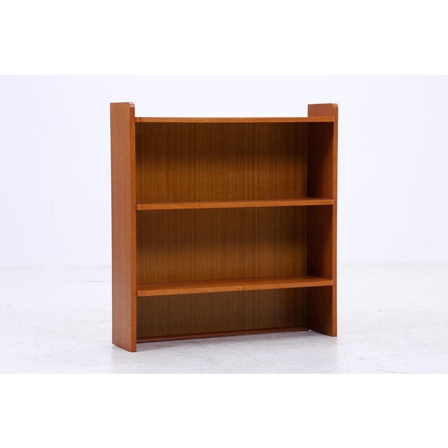 Small Vintage Teak Bookcase, 1960s For Sale - Image 11 of 11