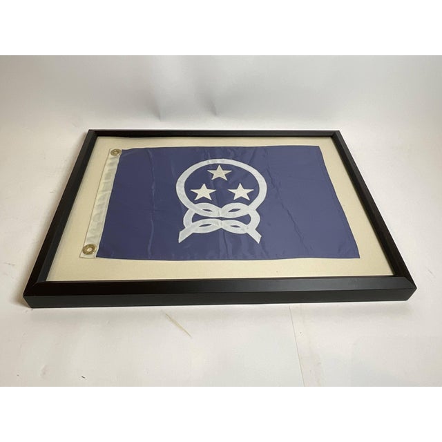 Early 20th Century Yacht Club Commodores Flag For Sale - Image 5 of 7