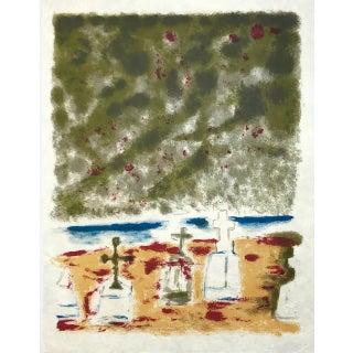 1962 Jules Cavailles Original Lithograph, Untitled 14 For Sale