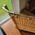 Dior Home Style Brass Gold Finish Metal Faux Bamboo Woven Cane Acrylic Cocktail Serving TrayVintage Mid-Century Modern For Sale - Image 12 of 18