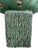 Mid-Century Modern Late 20th Century Seafoam Turquoise Ceramic Vessel on Plinth For Sale - Image 3 of 12