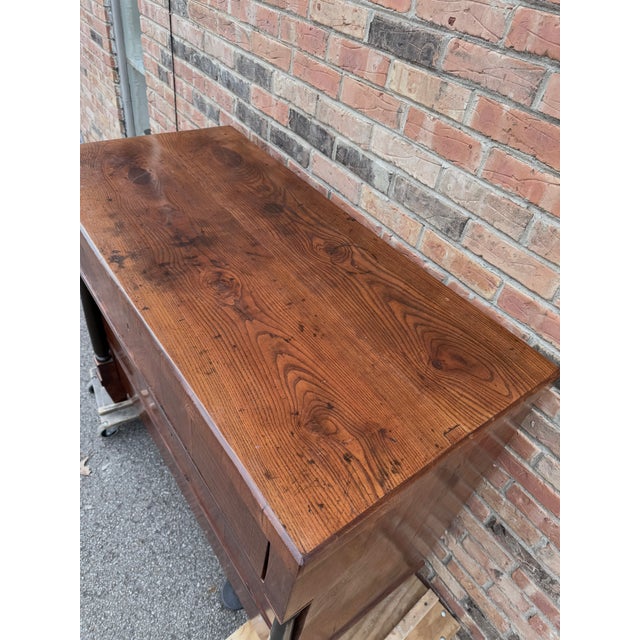 19th Century Biedermeier Walnut Chest of Drawers For Sale - Image 4 of 7