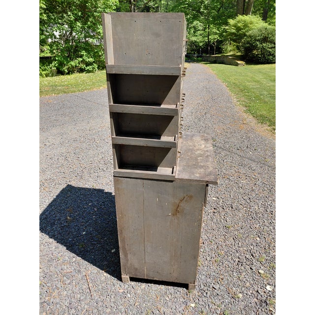Vintage Shop Made Machinists Cabinet For Sale - Image 13 of 14