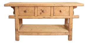 Rustic Console Table in Wood