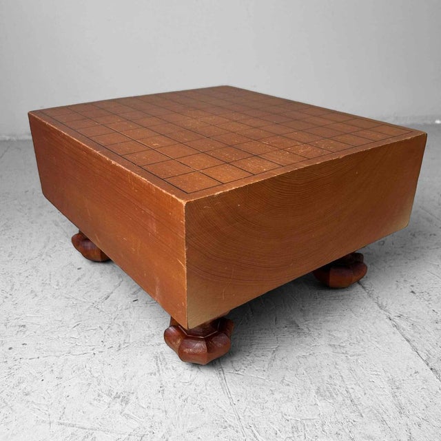 Wood Keyaki Wood Shogi Game Board, Japan, 1940s For Sale - Image 7 of 14