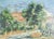 Vintage Mountain Road Landscape Painting For Sale - Image 4 of 4