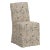 Stoffer Home x Cloth & Company Lindy Slipcover Dining Chair in Michigan Bird Toile Sand For Sale
