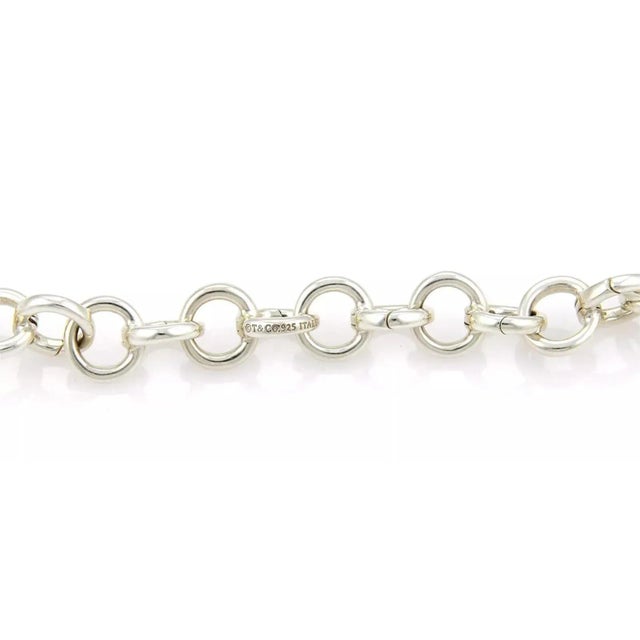 Contemporary Tiffany & Co. Clasping Sterling Silver Link Necklace For Sale - Image 3 of 4