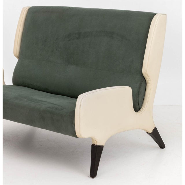 Mid 20th Century Gio Ponti for Hotel Parco Dei Principi Two-Seat Sofa For Sale - Image 5 of 8