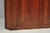 Brown Antique Colonial Primitive Cherry Wood Glass Front Corner China Cabinet Cupboard For Sale - Image 8 of 18