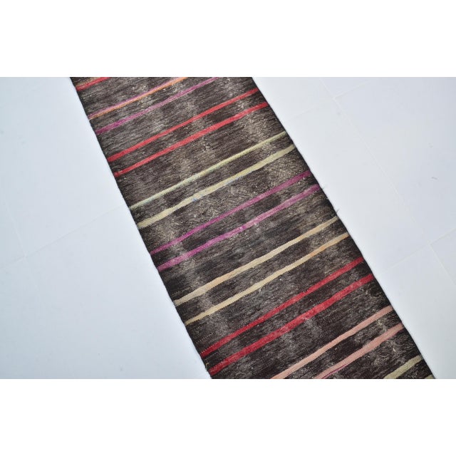 1950s Colourful Oushak Kilim Runner For Sale In Phoenix - Image 6 of 9