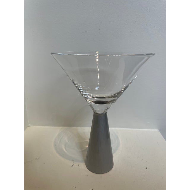 Modern Martini Glasses, 10 Ounces - Set of Two For Sale - Image 14 of 14