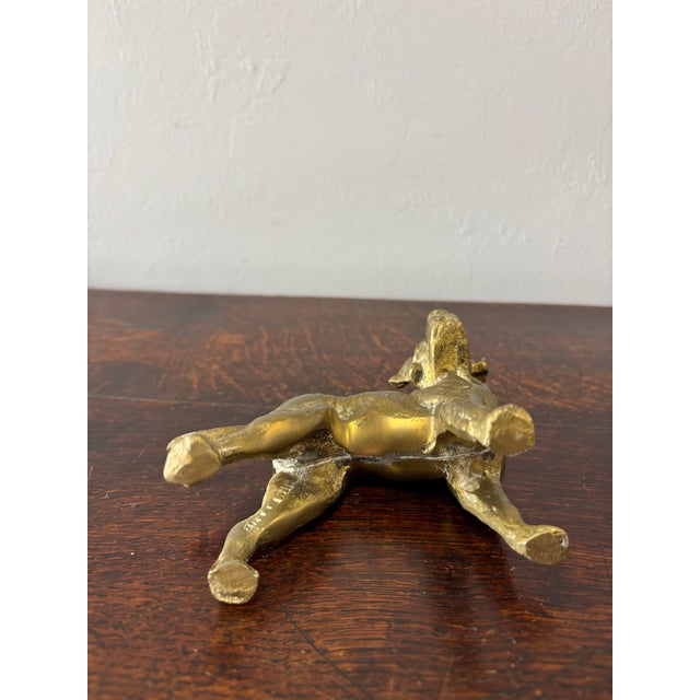Vintage English Brass Dog For Sale In Naples, FL - Image 6 of 6