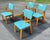 Mid-Century Modern 1950s Thonet Mid Century Modern Bent Plywood Arm Chairs - Set of 4 For Sale - Image 3 of 12