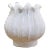 Carved White Marble Lotus Vase-Agra For Sale