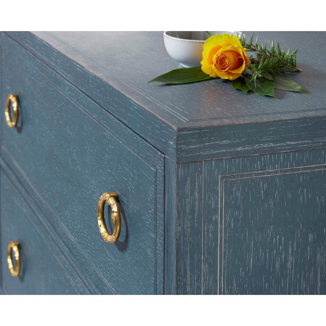 English Classic Blue Painted Dresser For Sale - Image 3 of 4