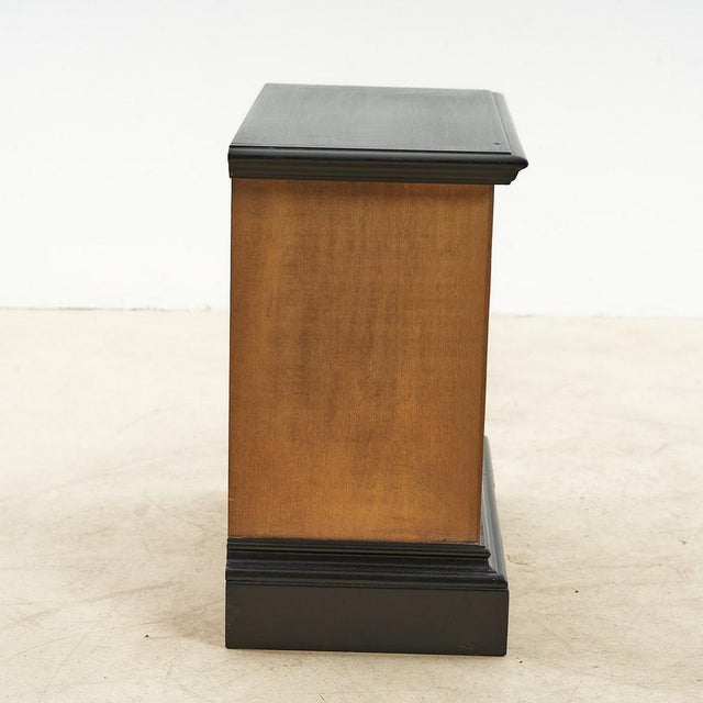 Bedside Table with Black Details For Sale - Image 5 of 7