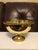 1980s Vintage Hollywood Regency Polished Brass Pedestal Bowl With Rope & Tassel Detail For Sale - Image 5 of 6