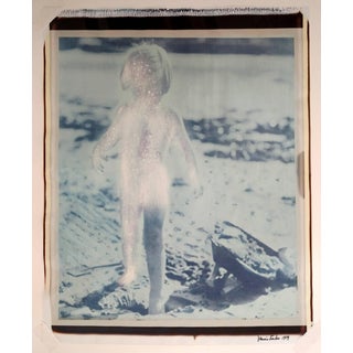 Dennis Farber, Large Format Vintage Color 20X24 Polaroid "Radiant Child" signed and dated, 1989 For Sale